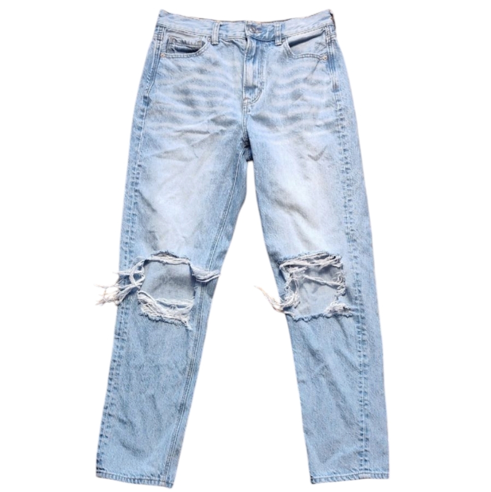 American Eagle Moms Jeans Distress Size Two Women's